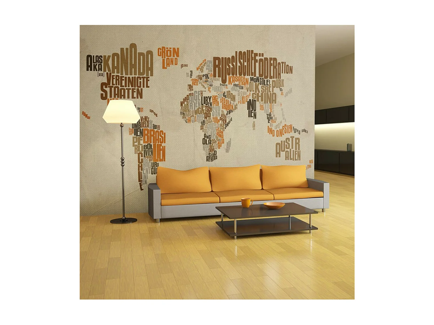 Papier Peint "Indiana Jones Map of Adventures" 154 x 200 cm