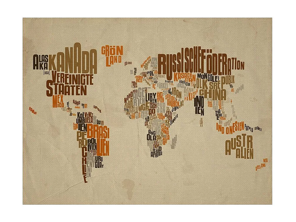 Papier Peint "Indiana Jones Map of Adventures" 154 x 200 cm