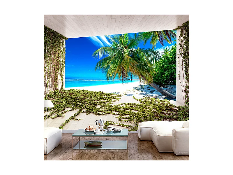 Papier Peint "Beach & Ivy" 140 x 200 cm