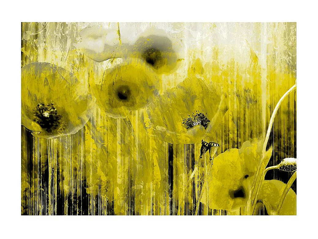 Papier Peint "Yellow Madness" 140 x 200 cm