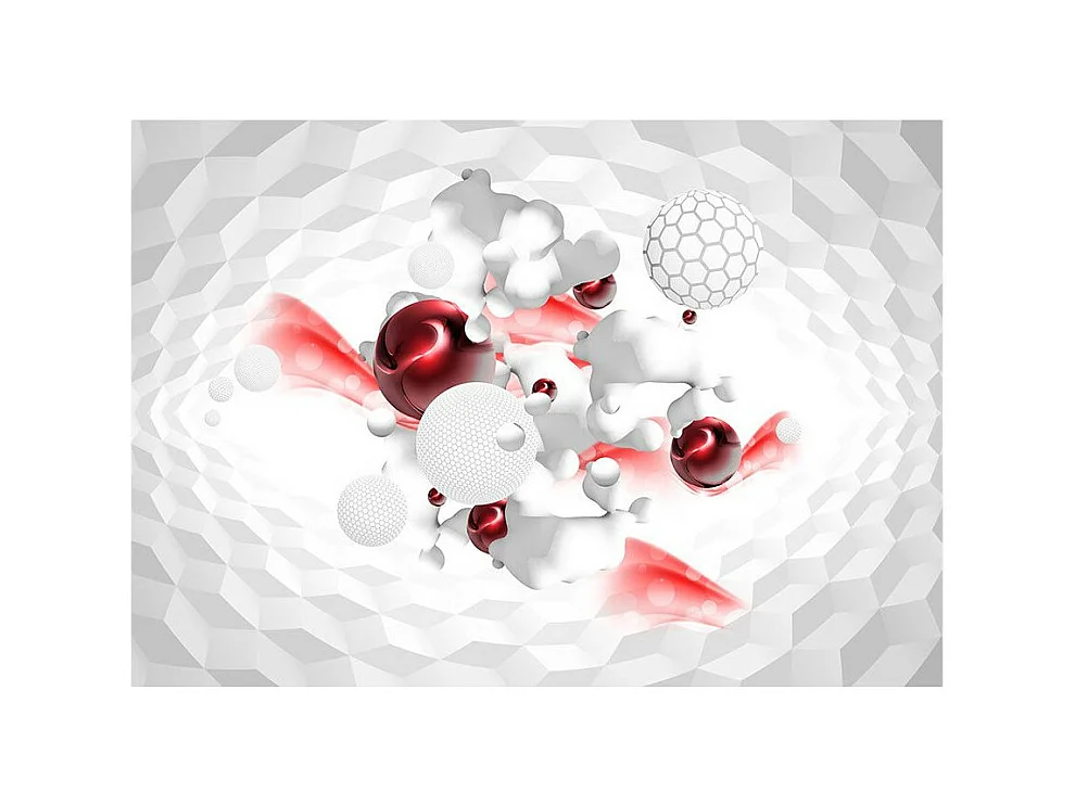 Papier Peint "Race of Colours Red" 210 x 300 cm