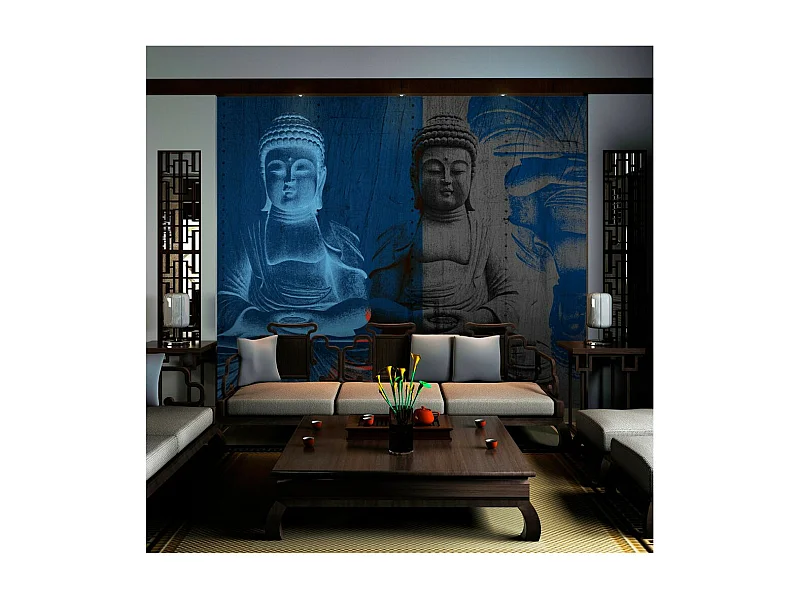 Papier Peint "Trois Corps du Bouddha" 154 x 200 cm
