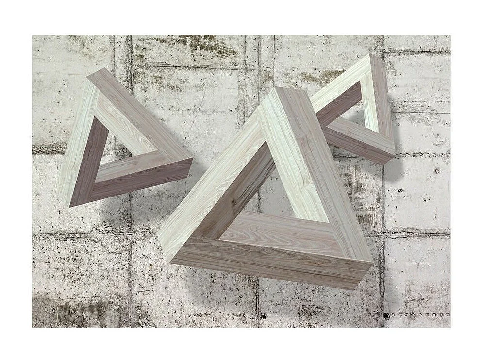 Papier Peint "Grey Trio" 245 x 350 cm