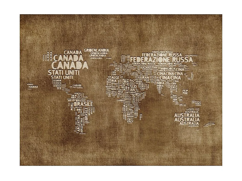 Papier Peint "Antique Italian Map" 193 x 250 cm