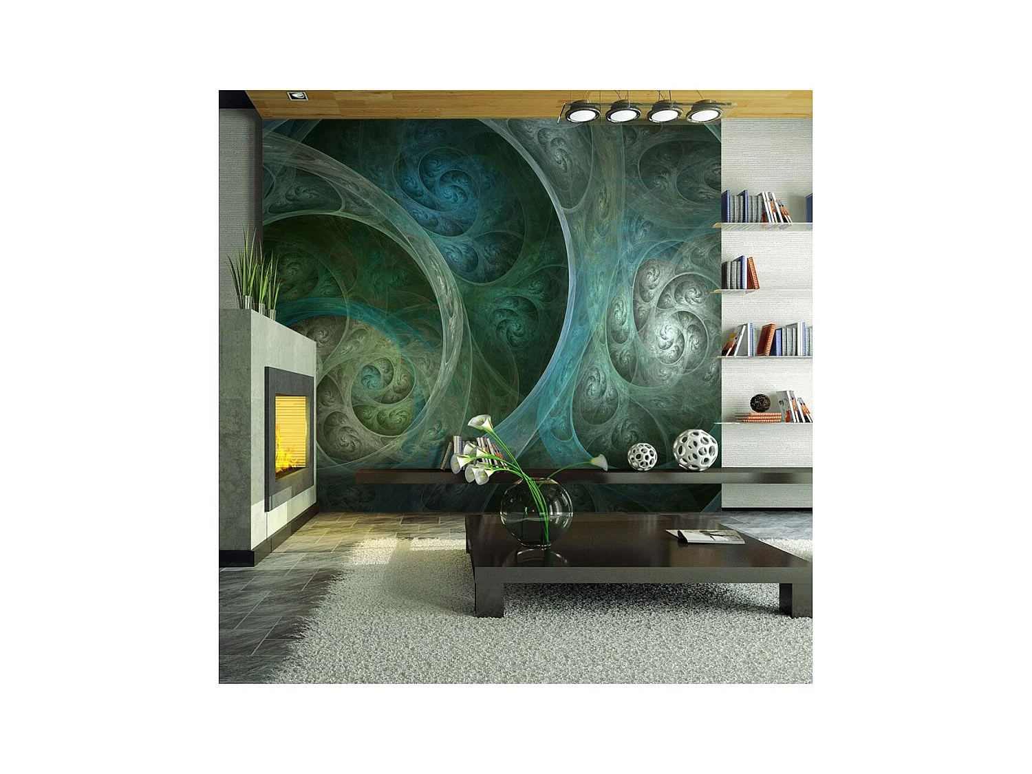 Papier Peint II "Toucher de la Soie" 270 x 350 cm