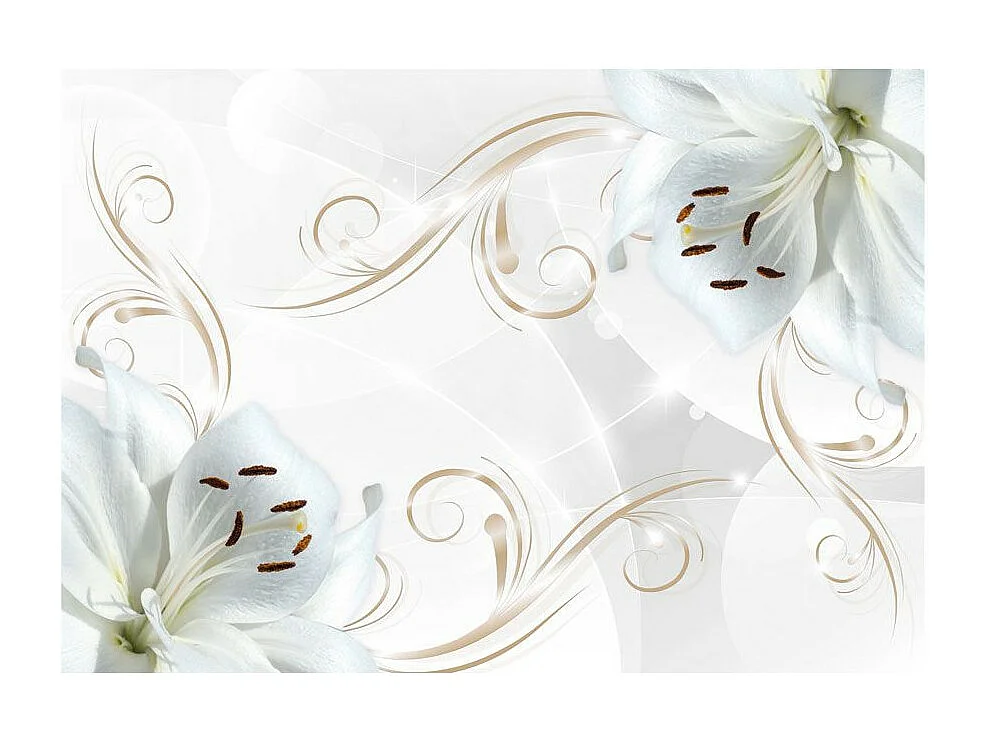 Papier Peint "White Dancers" 210 x 300 cm