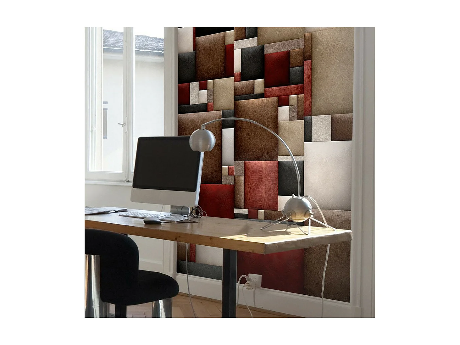 Papier Peint "Leather Puzzle" 50x1000cm