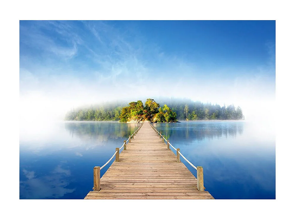 Papier Peint "Ile Tropicale" 140 x 200 cm