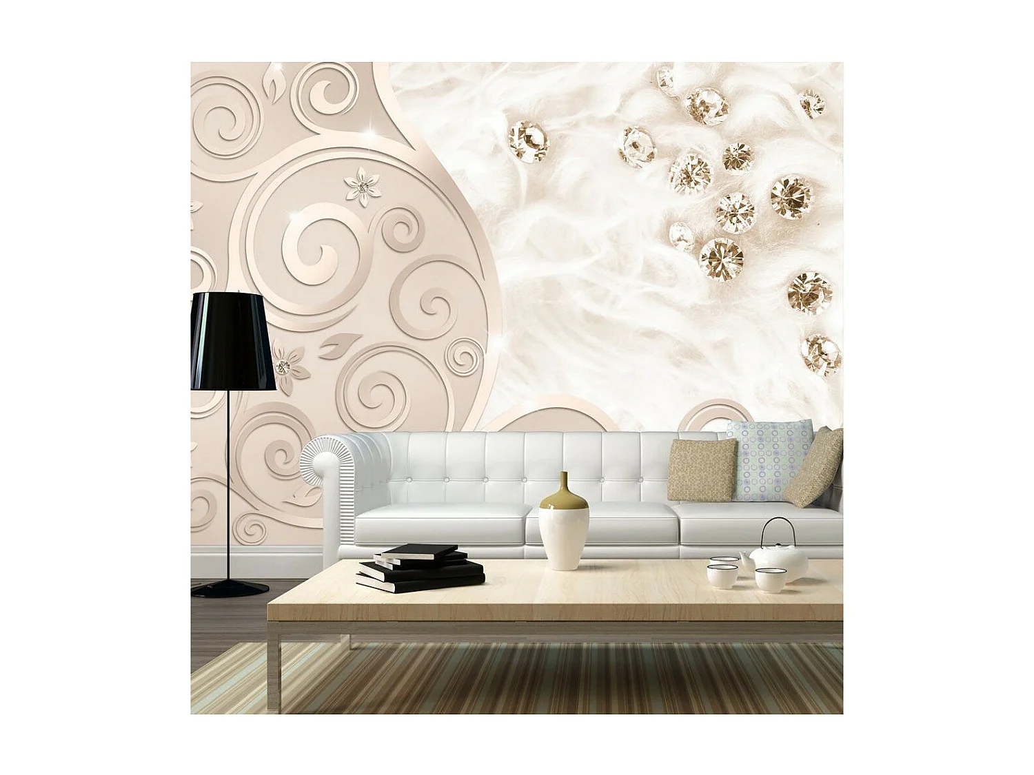 Papier Peint "Diamond Power" 175 x 250 cm