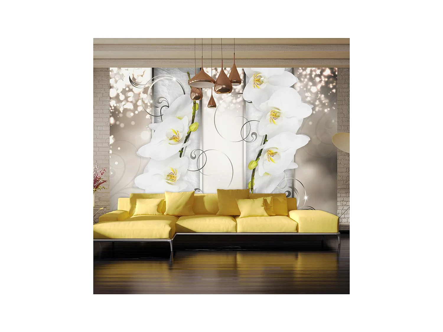 Papier Peint "Sophisticated Duet" 140 x 200 cm