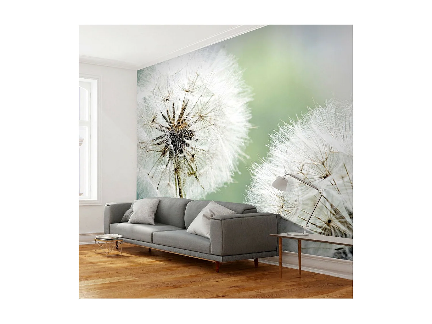 Papier Peint "Deux Pissenlits" 193 x 250 cm