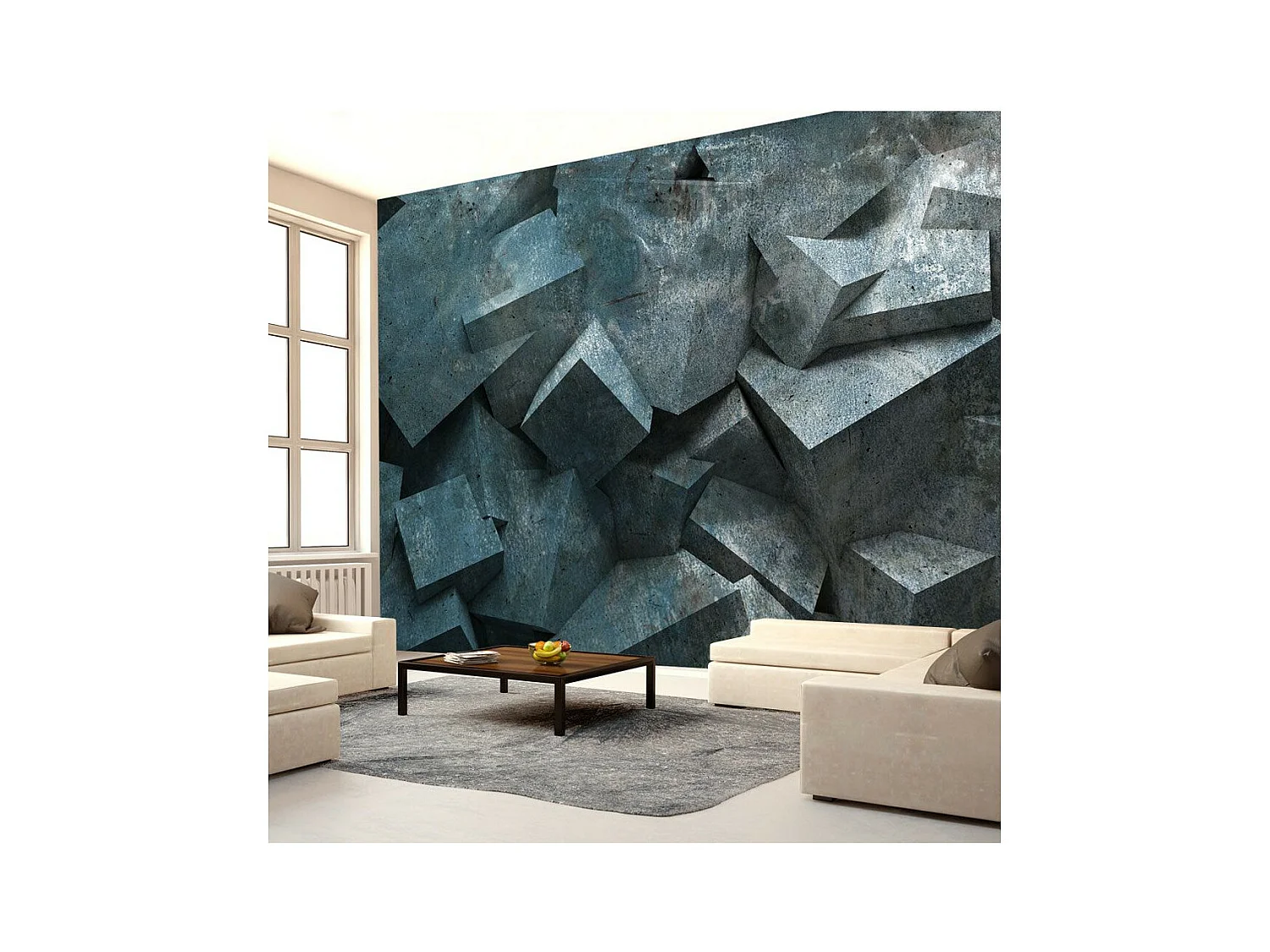 Papier Peint "Avalanche de Pierre" 245 x 350 cm