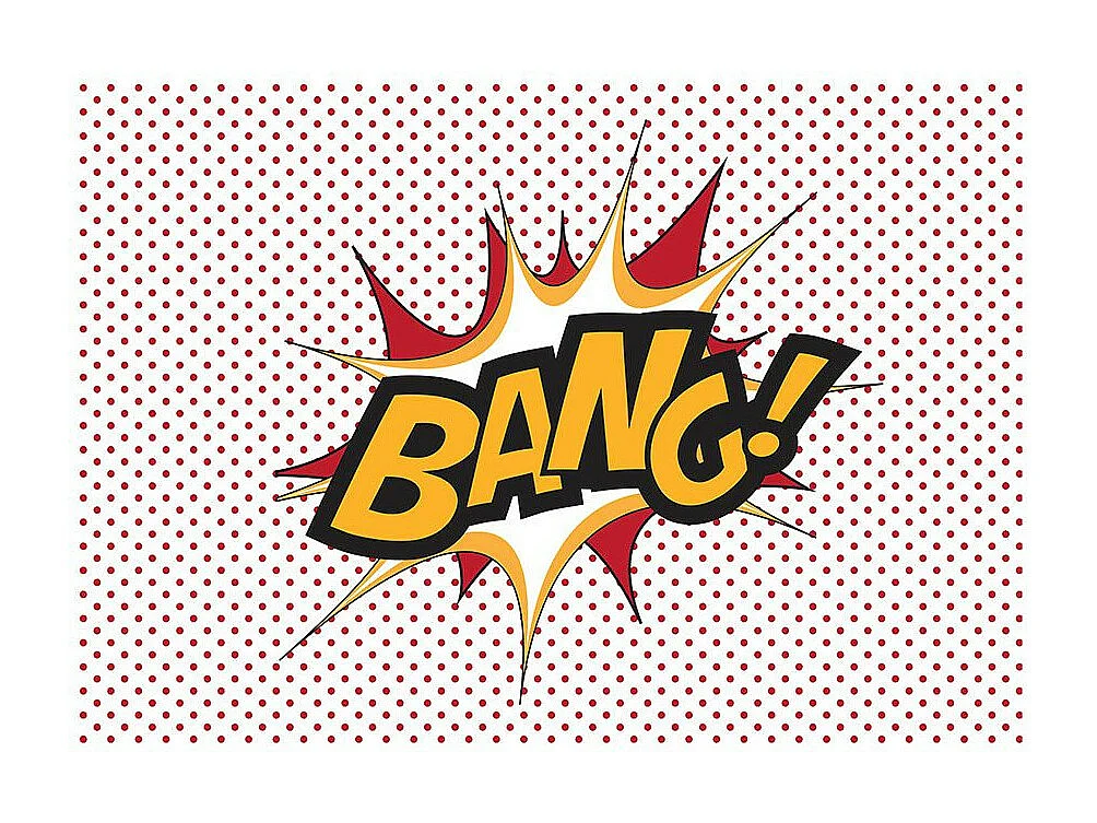 Papier Peint "BANG!" 210 x 300 cm