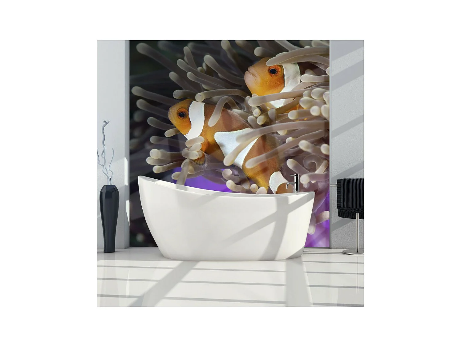 Papier Peint "Poissons Clowns" 270 x 350 cm