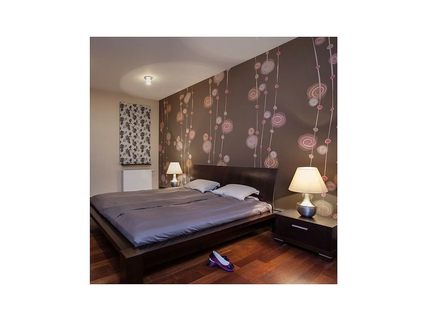 Papier Peint "Motif : Abstraction Roses" 231 x 300 cm