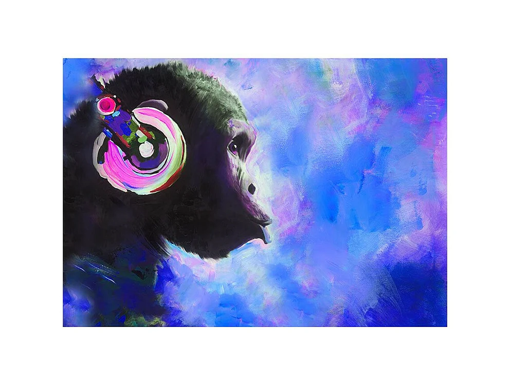 Papier Peint "Blue Melody" 140 x 200 cm