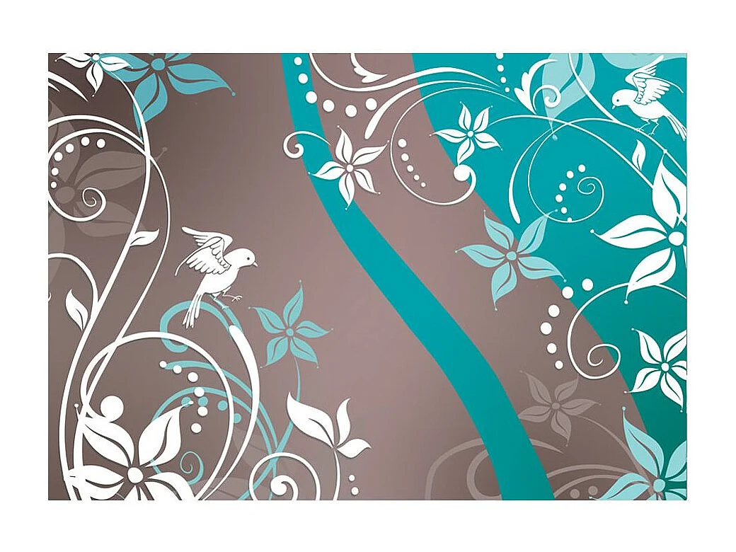 Papier Peint "Floral Fantasy III" 105 x 150 cm