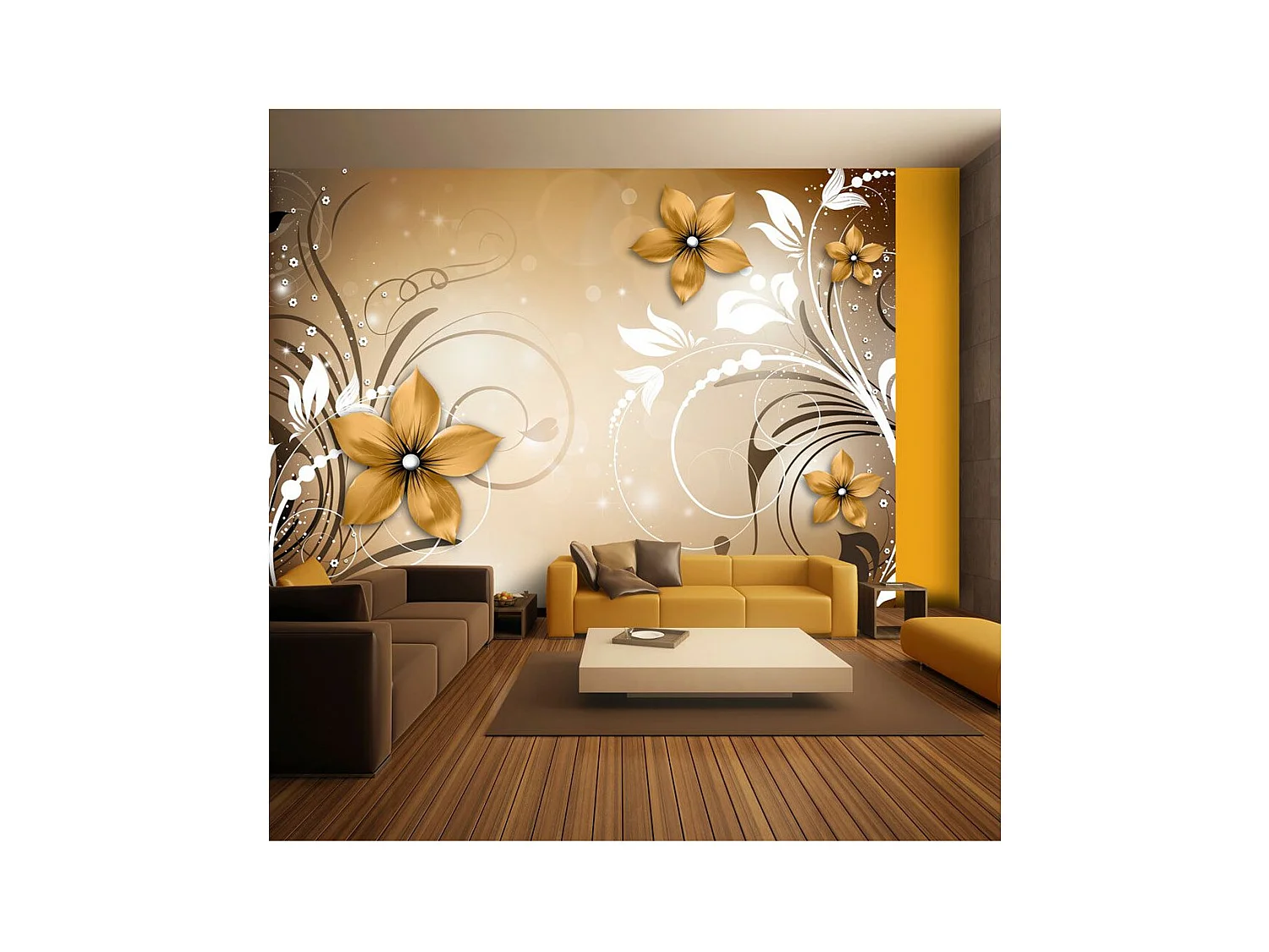 Papier Peint "Brown Rhapsody" 175 x 250 cm