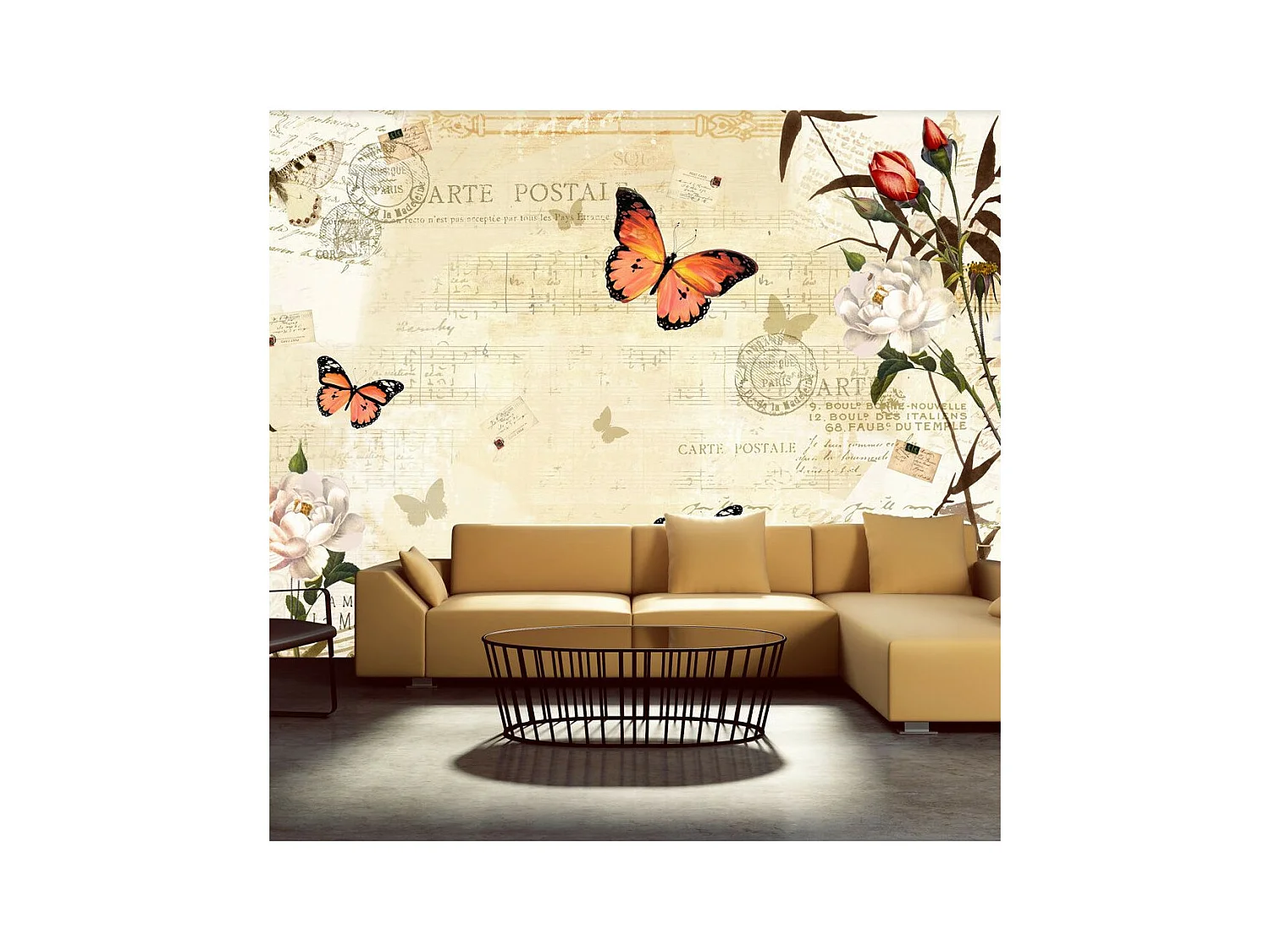 Papier Peint "Melodies of Butterflies" 210 x 300 cm