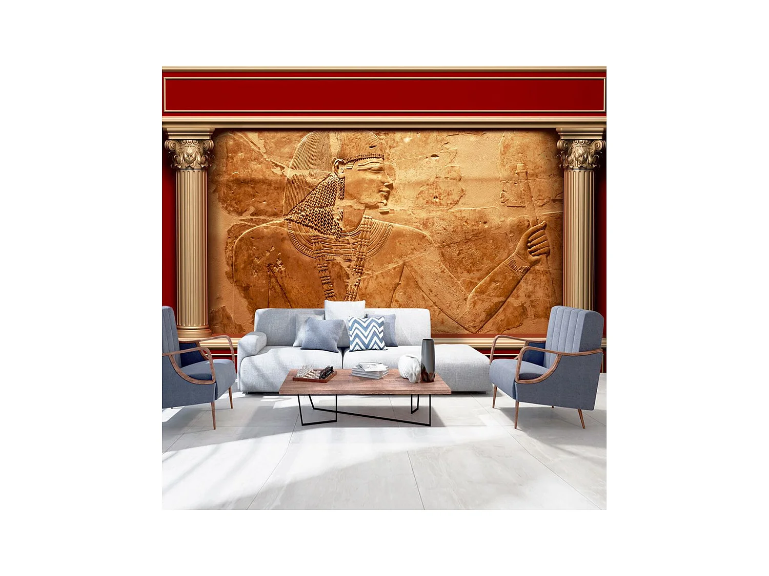 Papier Peint "Egyptian Walls" 210 x 300 cm