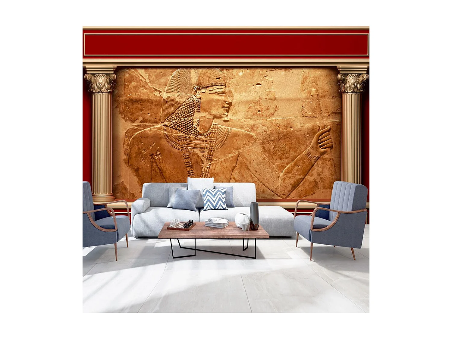 Papier Peint "Egyptian Walls" 210 x 300 cm