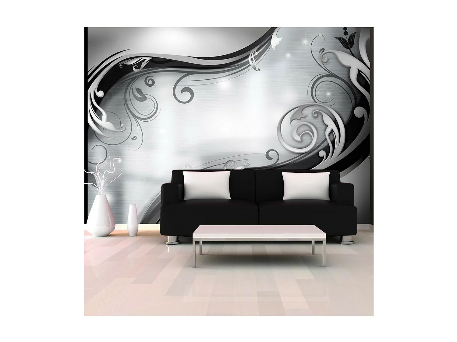 Papier Peint "Grey Wall" 140 x 200 cm