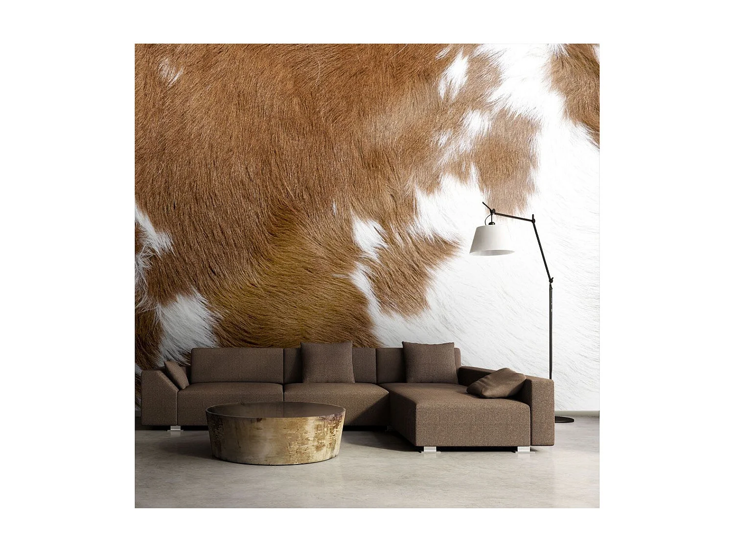 Papier Peint "Peau de Vache" 154 x 200 cm