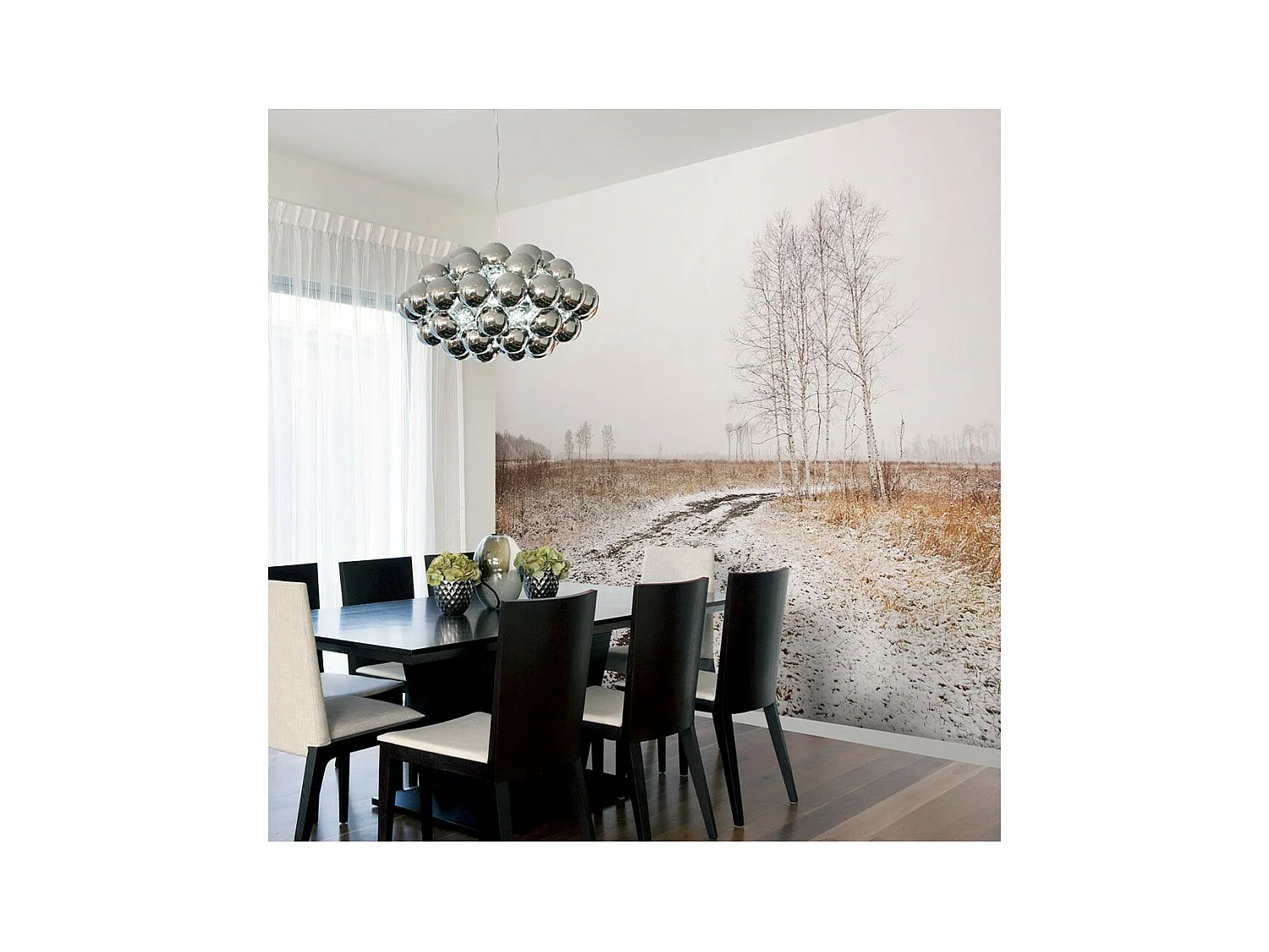 Papier Peint "Winter Field" 270 x 350 cm