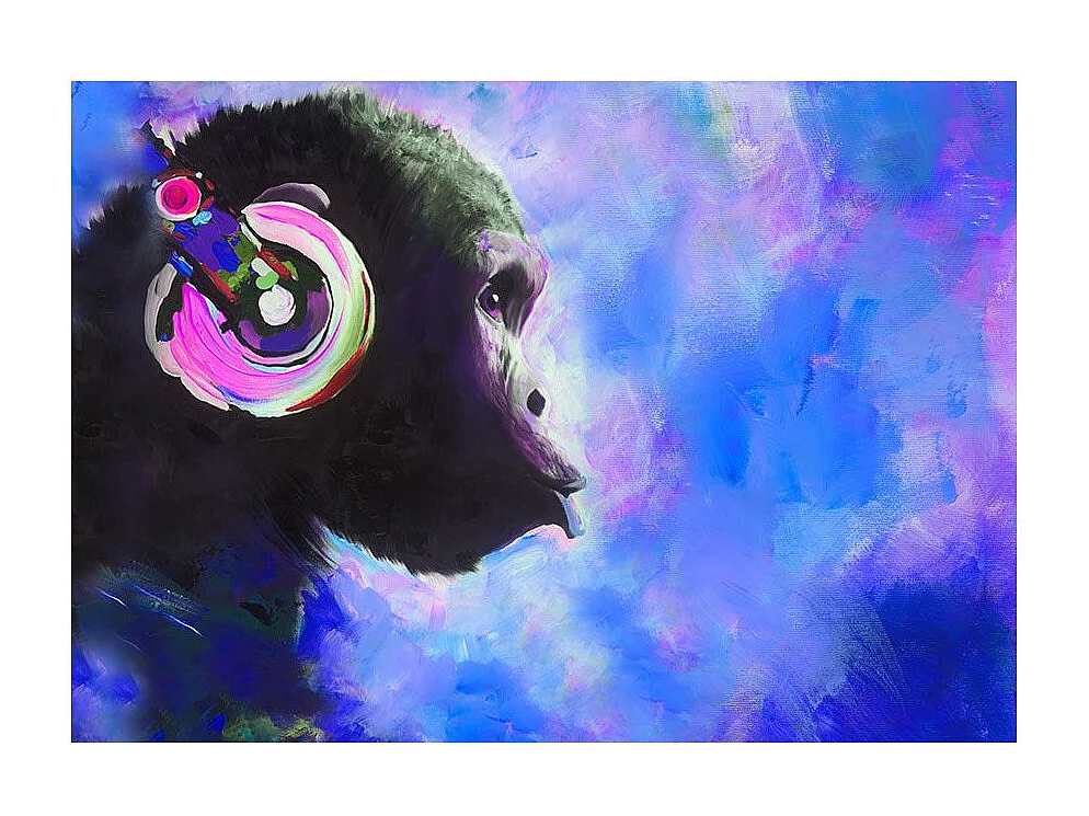 Papier Peint "Blue Melody" 245 x 350 cm