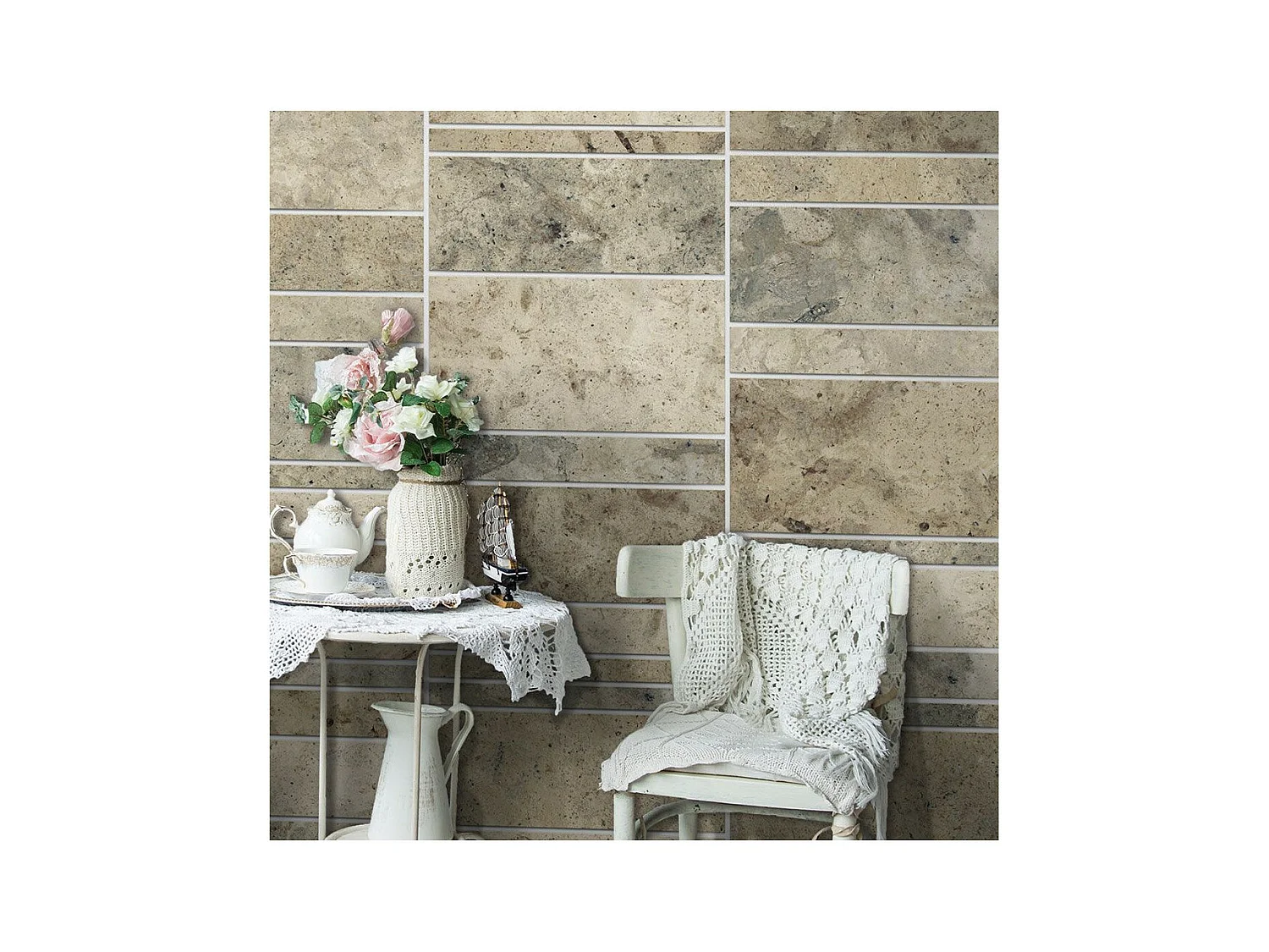 Papier Peint "Cold Stone" 50x1000cm