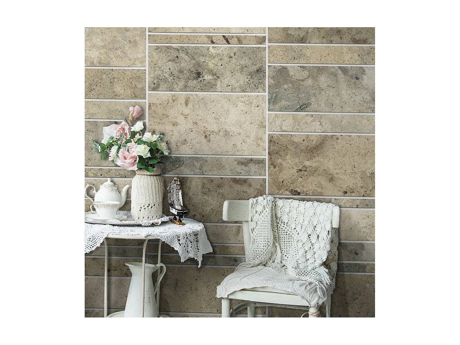 Papier Peint "Cold Stone" 50x1000cm