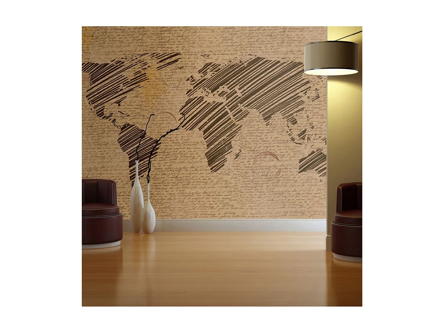 Papier Peint "Notes From Journeys" 154 x 200 cm