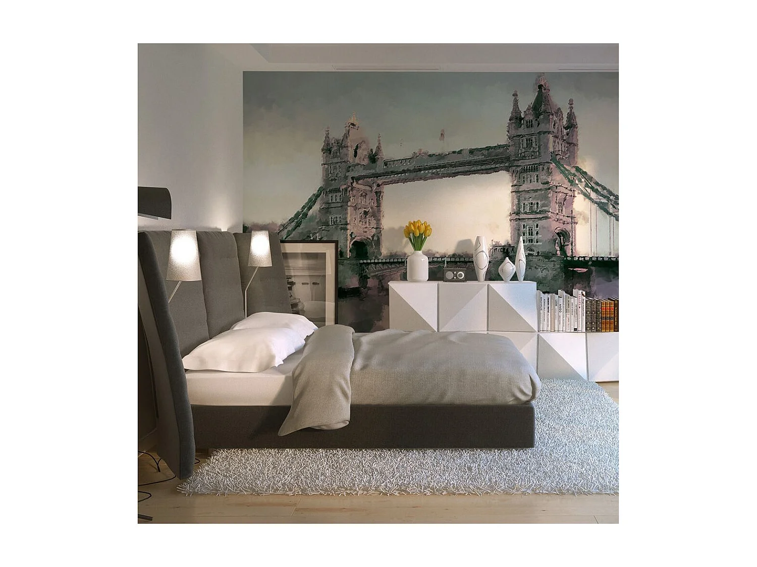 Papier Peint "Victorian Tower Bridge" 270 x 350 cm