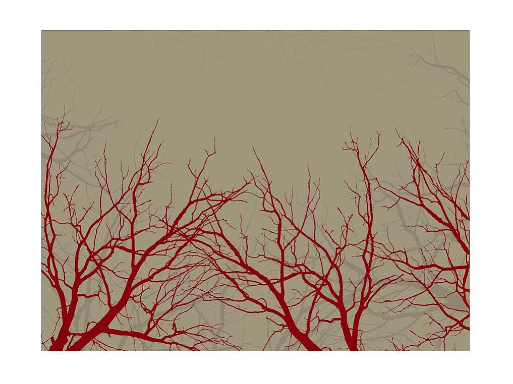 Papier Peint "Red Hot Branches" 231 x 300 cm
