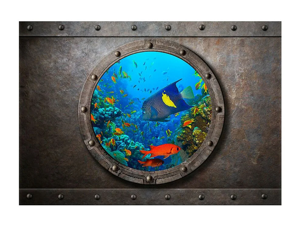 Papier Peint "Submarine Window" 210 x 300 cm