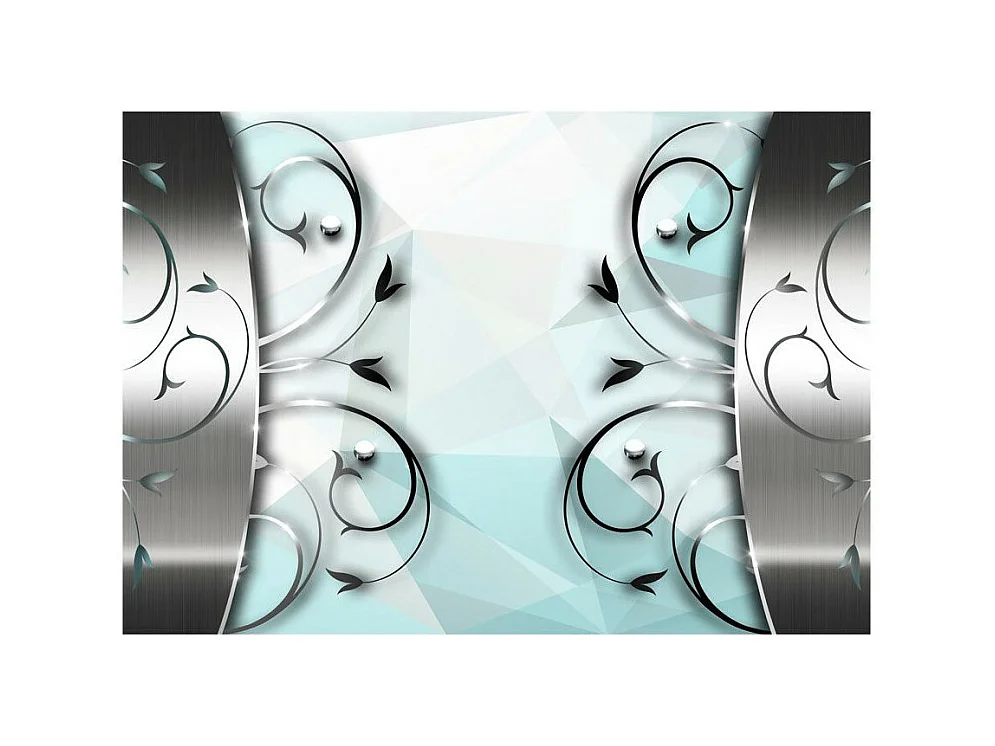 Papier Peint "Silver Gate" 105 x 150 cm