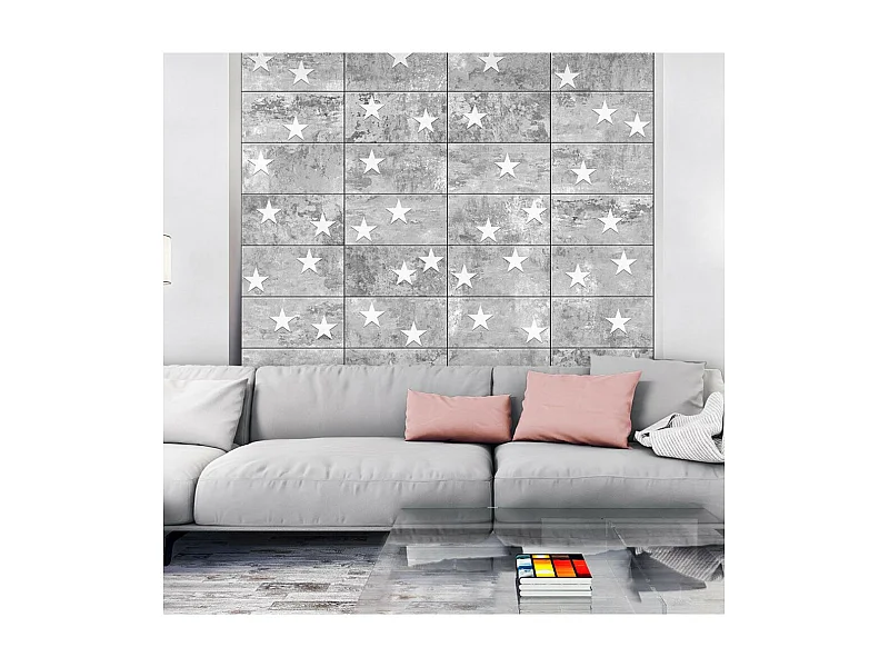 Papier Peint "Stars on Concrete" 50x1000cm