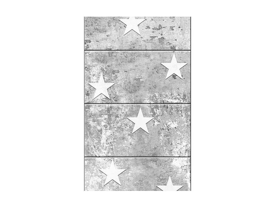 Papier Peint "Stars on Concrete" 50x1000cm