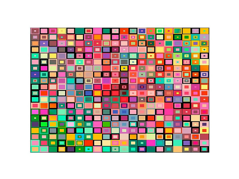 Papier Peint "Colourful Boxes" 175 x 250 cm