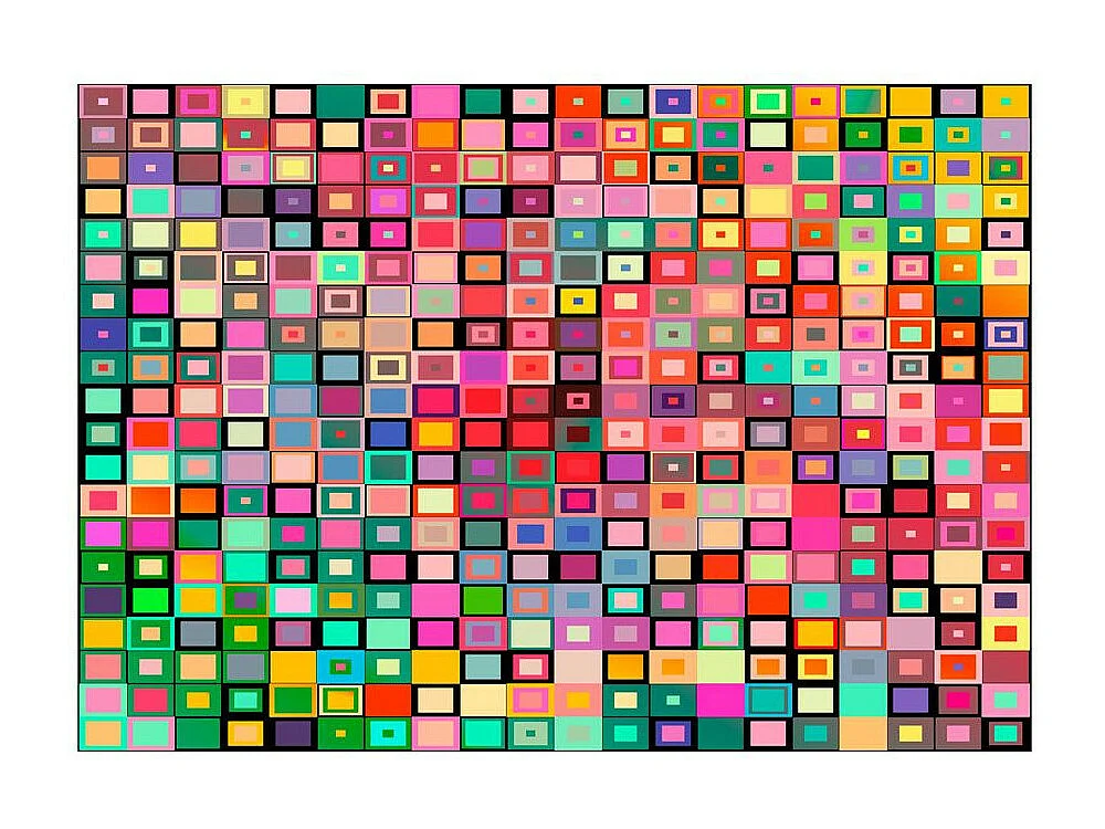 Papier Peint "Colourful Boxes" 175 x 250 cm