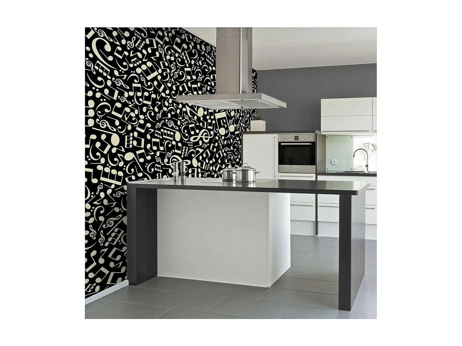 Papier Peint "Notes de Musique" 270 x 350 cm