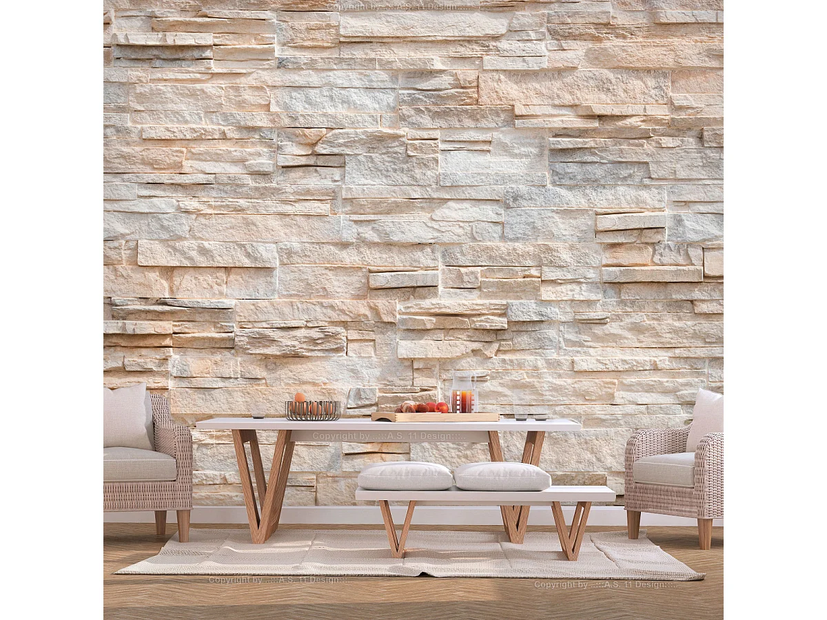 Papier Peint "Raffinement de Pierre" 210 x 300 cm