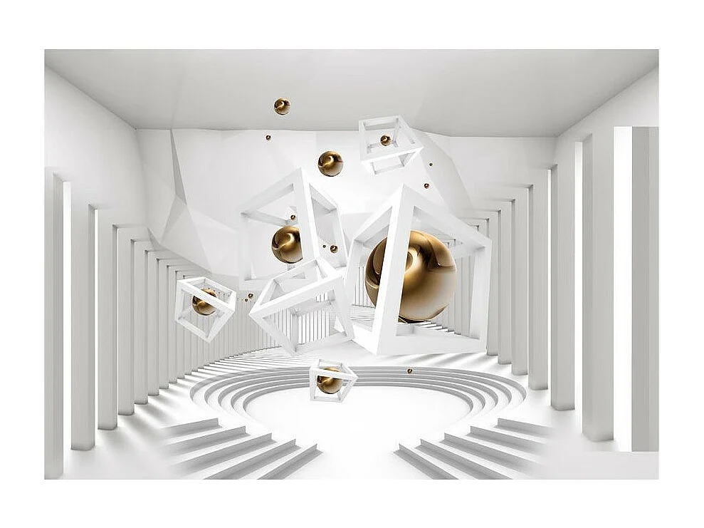 Papier Peint "Geometrical Corridor" 175 x 250 cm