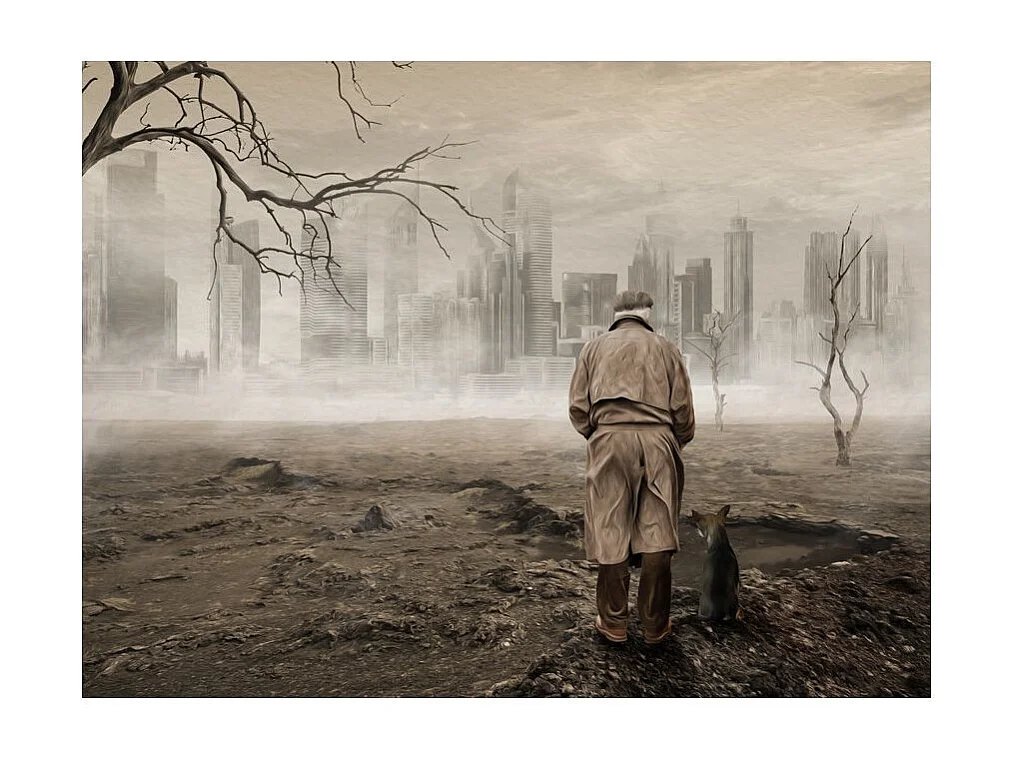 Papier Peint "Ghost's City" 270 x 350 cm