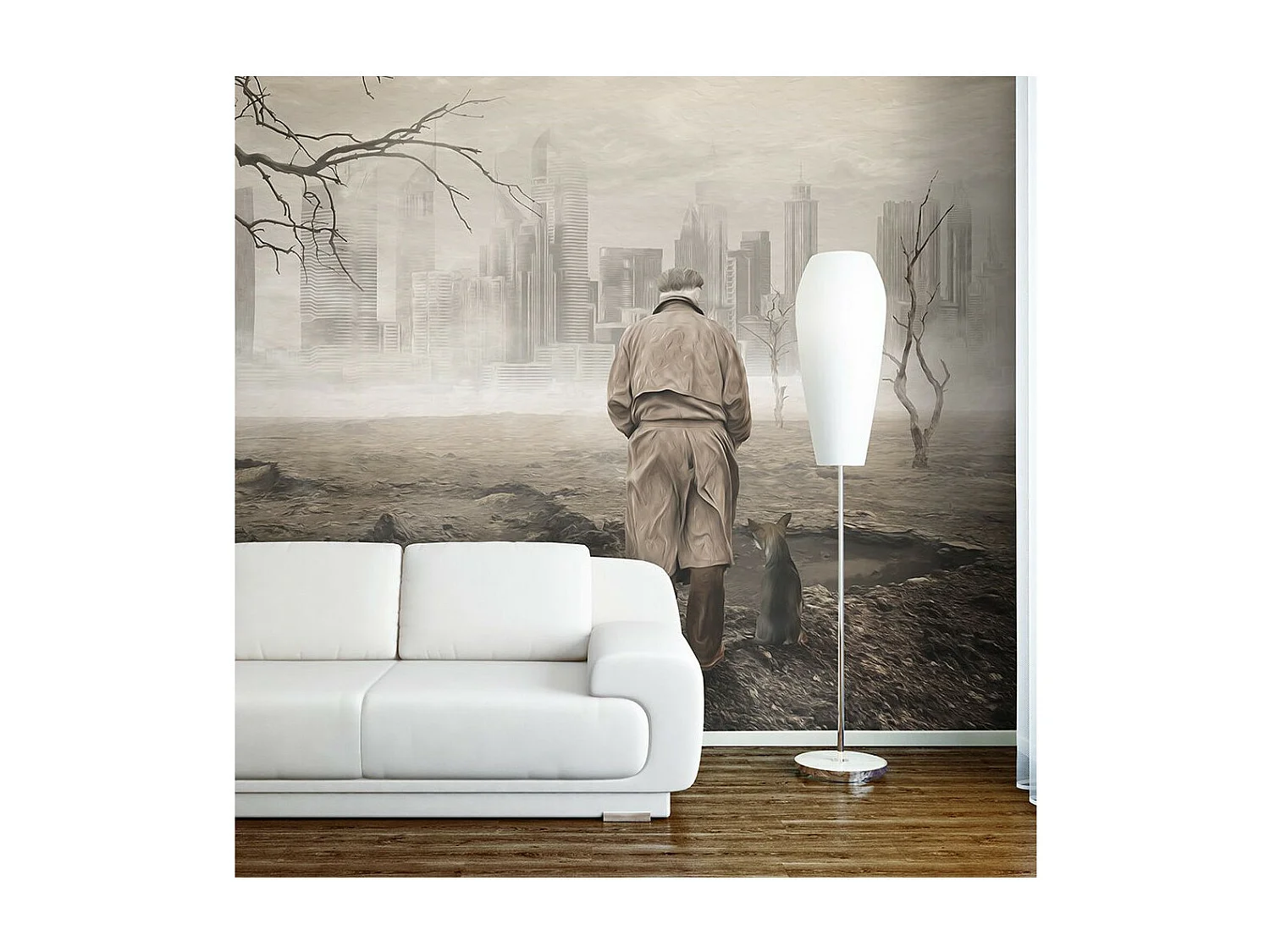 Papier Peint "Ghost's City" 270 x 350 cm