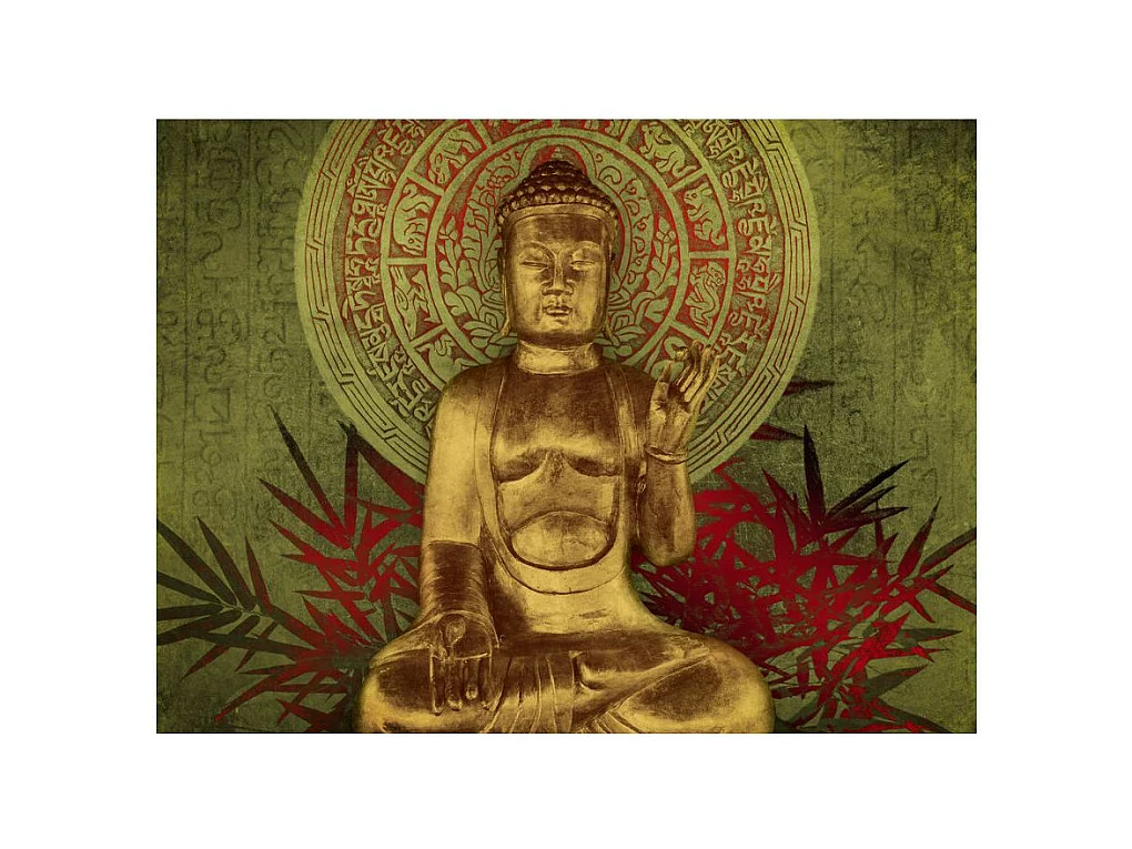 Papier Peint "Le Bouddha D'or" 193 x 250 cm