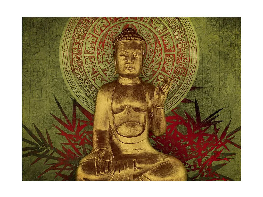 Papier Peint "Le Bouddha D'or" 193 x 250 cm