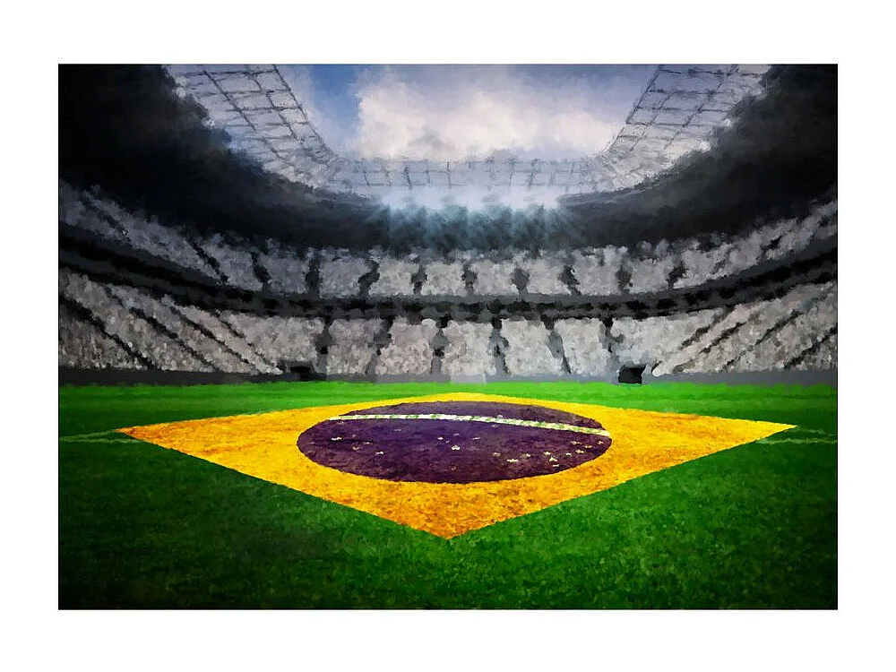 Papier Peint "Brazilian Stadium" 245 x 350 cm