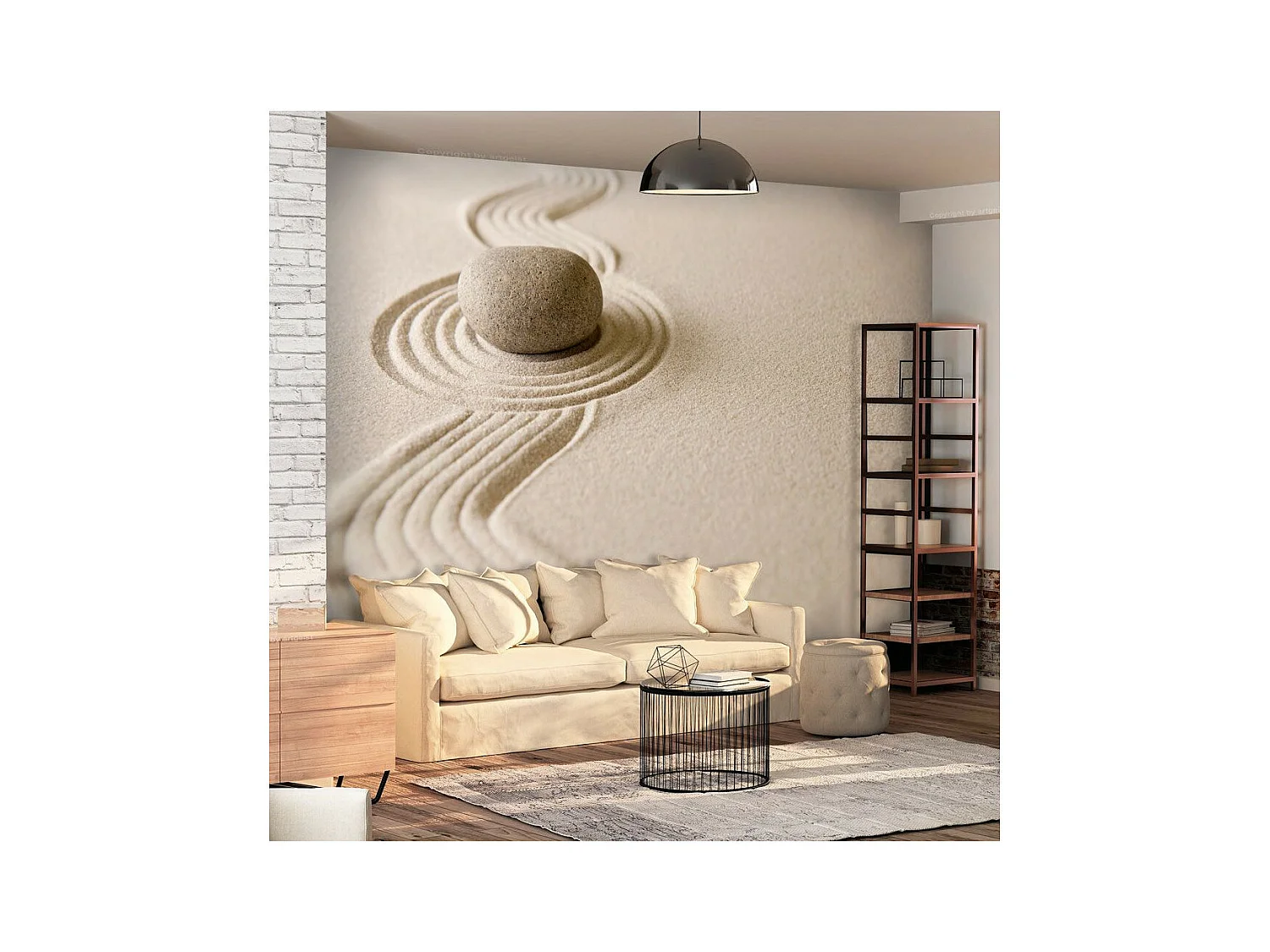 Papier Peint "Zen : Balance" 140 x 200 cm