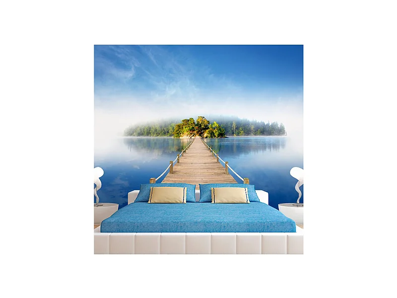 Papier Peint "Ile Tropicale" 70 x 100 cm